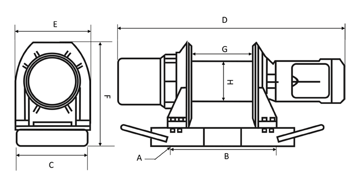 KDJ electric winch