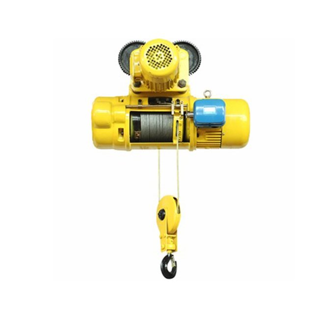 CD electric wire rope hoist with motorized trolley