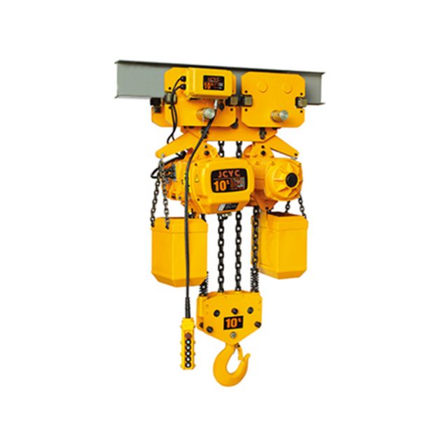Electric chain hoist with motor trolley 10tons